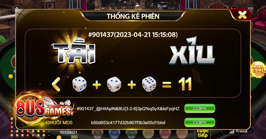 Tài Xỉu MD5 8US - Game Giải Trí Kiếm Tiền Nhanh 7 8US.VN Vì sao Tài Xỉu MD5 tại cổng 8US Games hấp dẫn đến vậy?