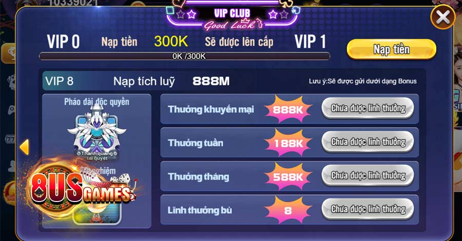 Khuyến mãi 8US với giá trị siêu khủng 6 8US.VN Một số lưu ý để giúp nhận khuyến mãi 8US dễ dàng nhất