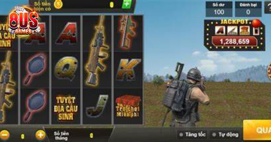 Tuyệt Địa Cầu Sinh 8US - Nổ hũ phiên bản PUBG 5 8US.VN Cảm xúc mới với phiên bản Tuyệt Địa Cầu Sinh 8US