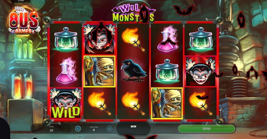 Wild Monsters 8US: Chơi nổ hũ bom tấn liền tay 7 8US.VN 3 bí kíp chơi Wild Monsters 8US săn hũ thành công
