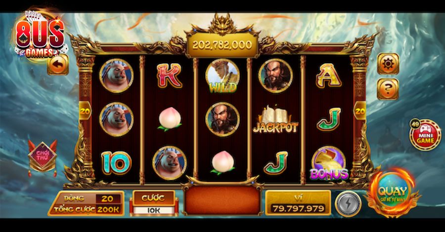 Tây Du Ký 8US - Game Slot quay hũ ăn tiền đỉnh cao 6 8US.VN Luật chơi và cách chơi game Tây Du Ký 8US