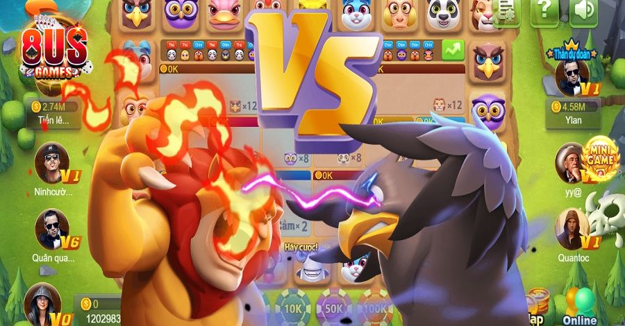Cách Chơi Phi Cầm Tẩu Thú 8US chi tiết cho tân thủ 5 8US.VN Phi Cầm Tẩu Thú 8US là game gì?
