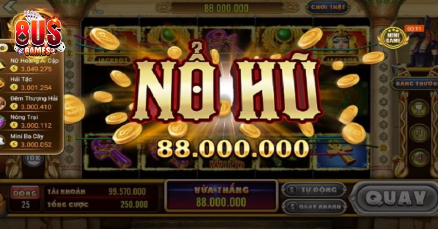 Địa chỉ quay hũ uy tín và rinh tiền liền tay 5 8US.VN Quay hũ trực tuyến là game gì?