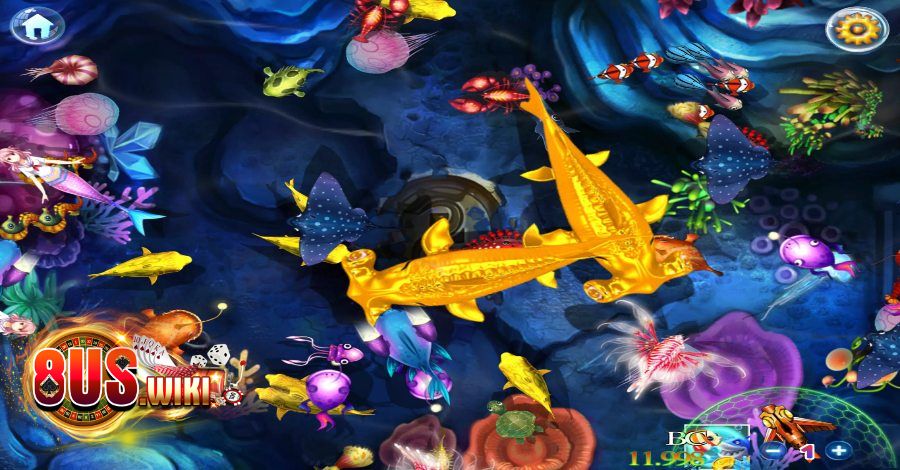 Bắn Cá Rồng: Game Đổi Thưởng Đặc Sắc Nhất 9 8US.VN Tiêu diệt cá vàng nhận xu cực khủng
