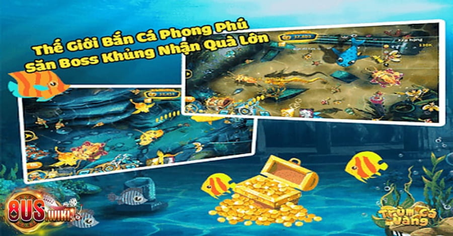 Trùm Cá Vàng - Chơi Game Nhận Thưởng Cực Đỉnh 8 8US.VN Kho vũ khí đa dạng, phù hợp với mọi nhu cầu người chơi