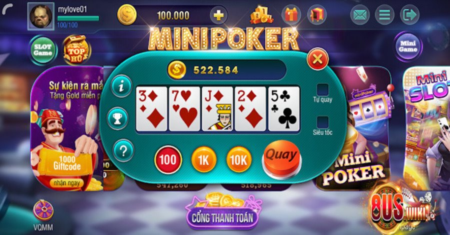 Khái niệm về Nổ Hũ Mini Poker Khái niệm về Nổ Hũ Mini Poker
