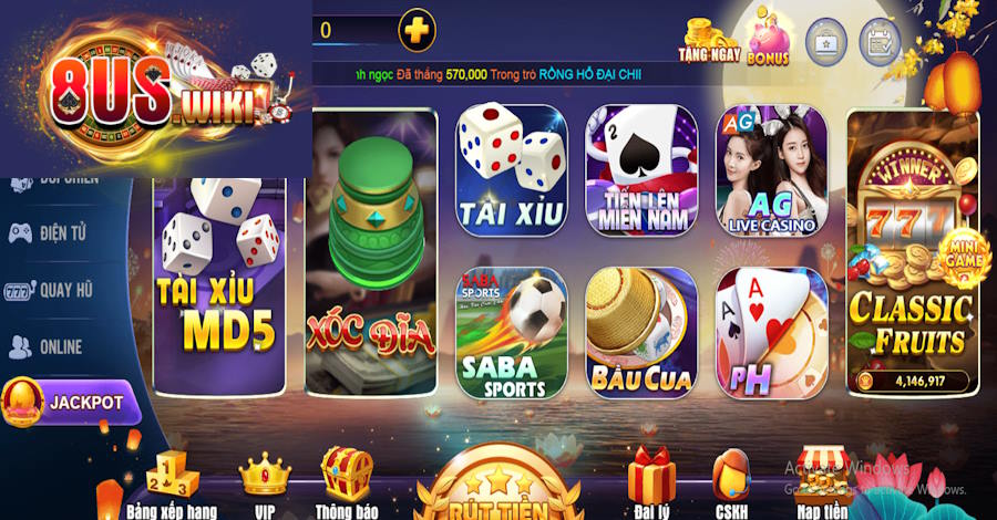 Hình ảnh của cổng game rất cuốn hút Hình ảnh của cổng game rất cuốn hút