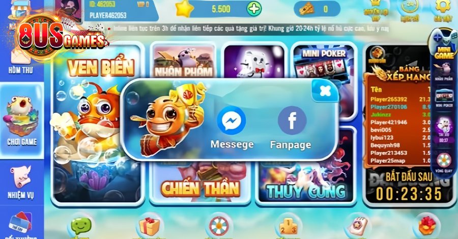 Bắn cá 5 sao: Game giải trí có tỷ lệ thắng bậc nhất Châu Á 5 8US.VN Bắn cá 5 sao là một tựa game đổi thưởng thú vị mà bạn không nên bỏ qua