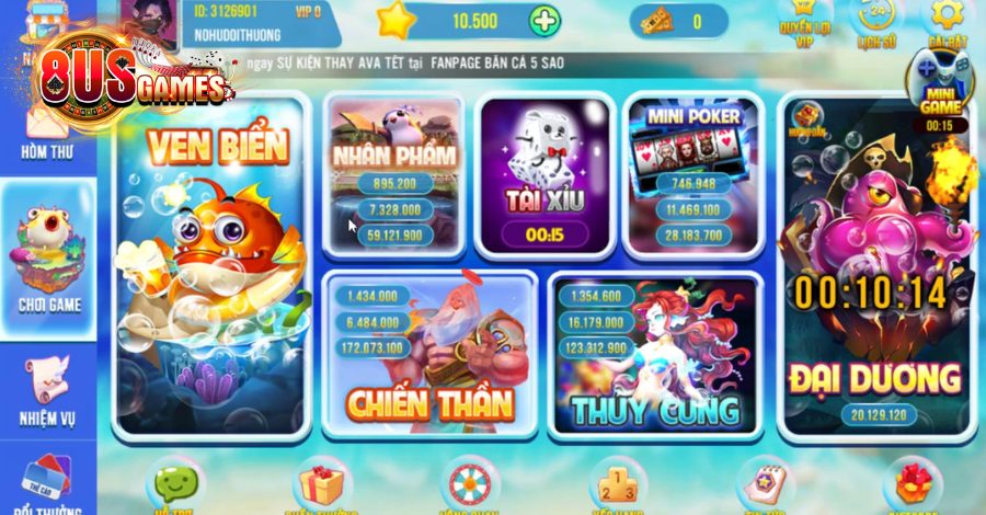 Bắn cá 5 sao: Game giải trí có tỷ lệ thắng bậc nhất Châu Á 7 8US.VN Dịch vụ chăm sóc khách hàng tại đây luôn được đánh giá rất cao trên thị trường