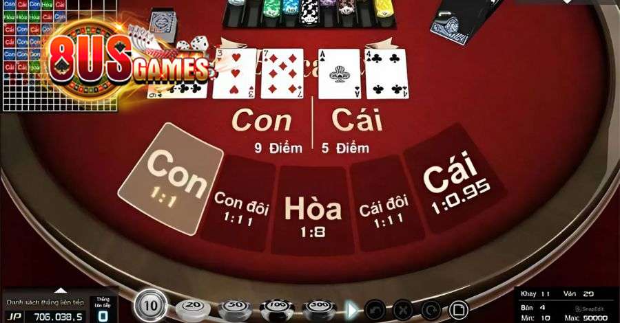 Tiết lộ công thức Baccarat nắm chắc phần thắng 6 8US.VN Công thức Baccarat là thủ thuật được áp dụng trong ván bài để tăng tỷ lệ thắng đáng kể