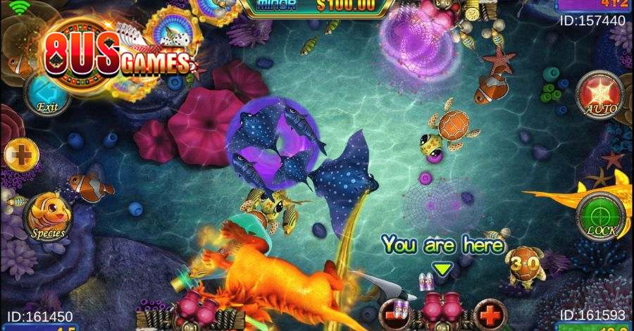 Bắn Cá Rainbow Fish - Giải Trí Kiếm Thưởng Quá Đã 7 8US.VN Rainbow Fish có cách thức chơi cực kỳ đơn giản