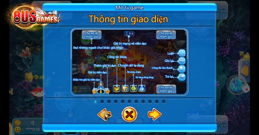 Bắn Cá Phát Phát - Rinh Tài Lộc Về Túi 6 8US.VN Kho vũ khí là điểm cộng lớn nhất khi nhắc đến tựa game đổi thưởng này