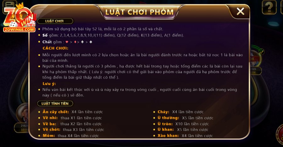 Hướng Dẫn Cách Chơi Phỏm 9 Cây 6 8US.VN Hướng dẫn cách chơi Phỏm 9 cây cơ bản cho những người mới nhập môn