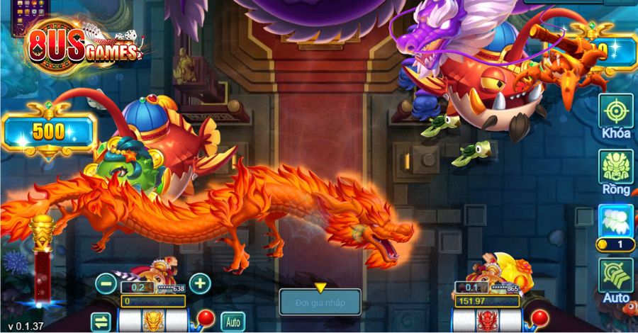 Game Bắn Cá Rồng - Chinh Phục Mục Tiêu, Thu Về Xu Thưởng Lớn 6 8US.VN Trong Bắn Cá Rồng, bạn sẽ có thể lựa chọn từ nhiều cấp độ khác nhau